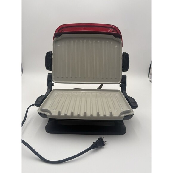 (691) George Foreman EVOLVE Grill System GRP4800R Ceramic Plates Included Tested - Picture 3 of 8